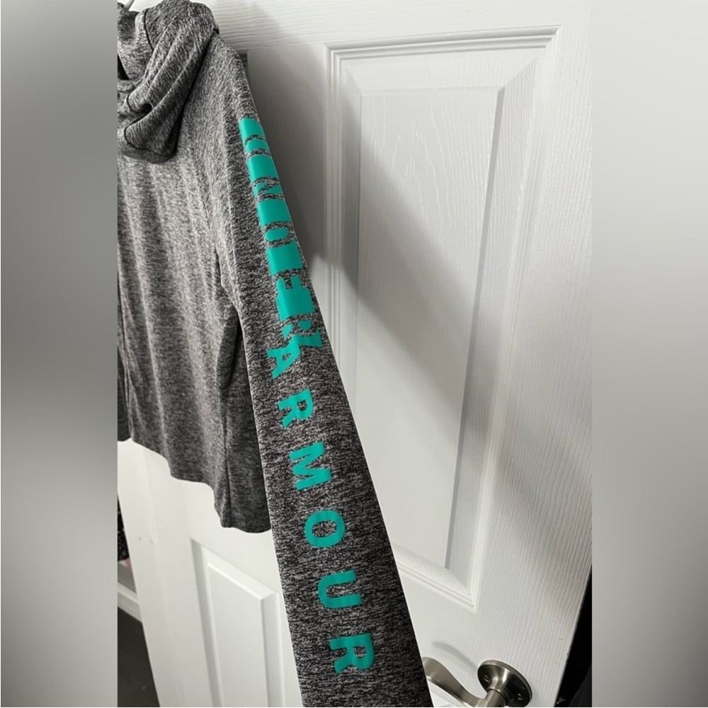 Under Armour Grey Athletic Hoodie | Lightweight Performance Top | Women’s